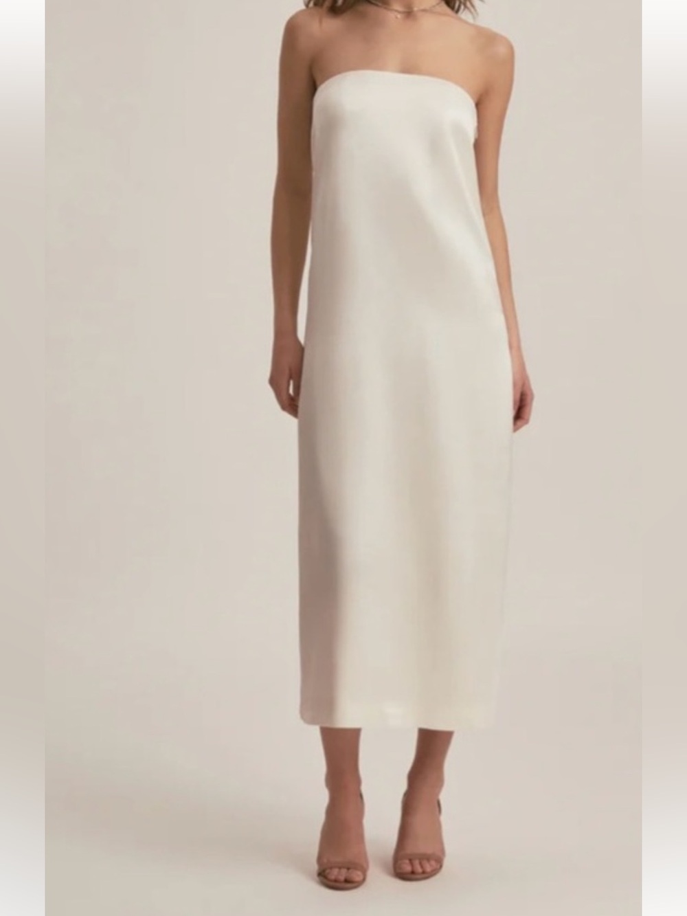 FAVORITE DAUGHTER don't overthink it dress in cream ivory medium